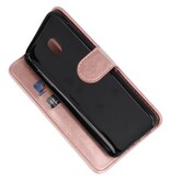 Bookstyle Wallet Cases Hoesje voor Galaxy J7 2018 Roze