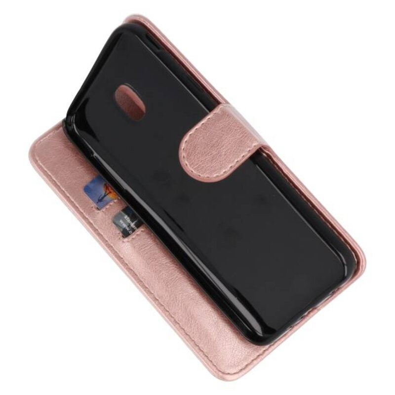 Bookstyle Wallet Cases Taske til Galaxy J7 2018 Pink
