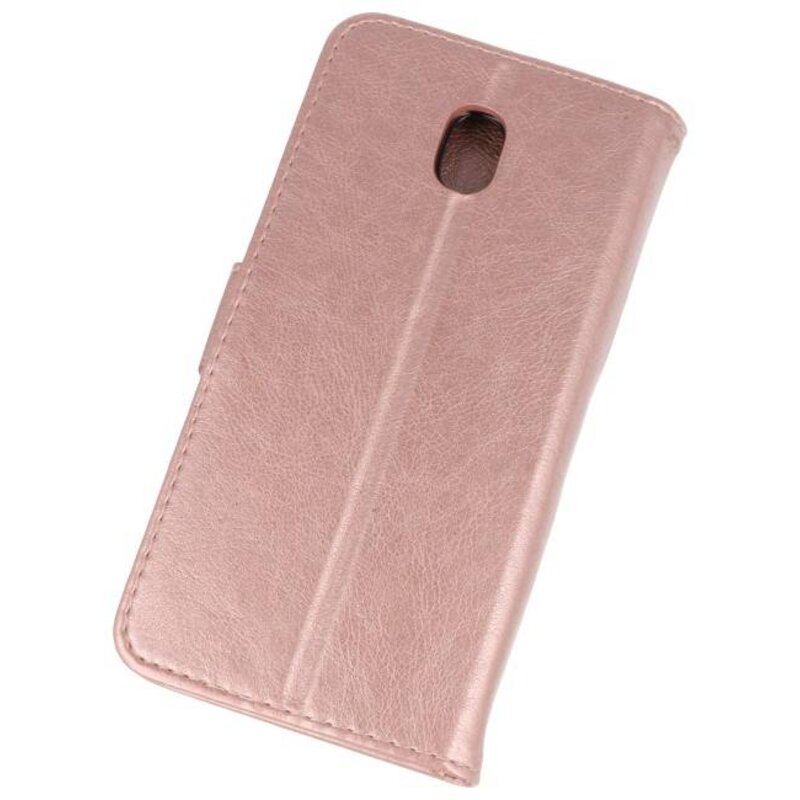 Bookstyle Wallet Cases Taske til Galaxy J7 2018 Pink
