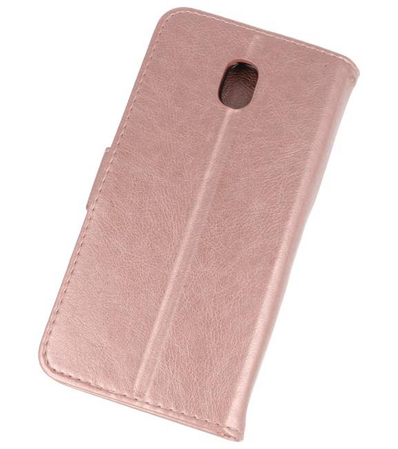 Bookstyle Wallet Cases Taske til Galaxy J7 2018 Pink