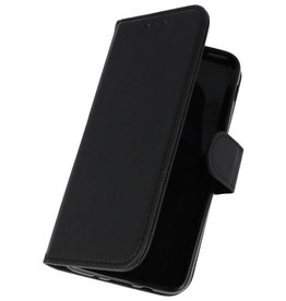 Etui Portefeuille Bookstyle pour Galaxy J3 2018 Noir