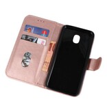 Bookstyle Wallet Cases Taske til Galaxy J3 2018 Pink
