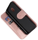 Bookstyle Wallet Cases Tasche für Galaxy J3 2018 Pink