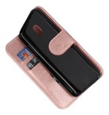 Bookstyle Wallet Cases Taske til Galaxy J3 2018 Pink