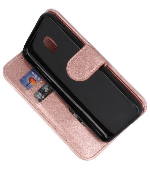 Bookstyle Wallet Cases Hoesje voor Galaxy J3 2018 Roze