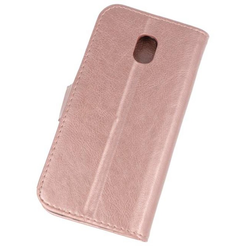 Bookstyle Wallet Cases Taske til Galaxy J3 2018 Pink