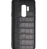 Croco Hard Case pour Samsung Galaxy S9 Plus Noir