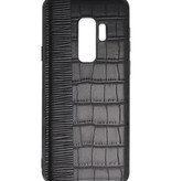 Croco Hard Case voor Samsung Galaxy S9 Plus Zwart