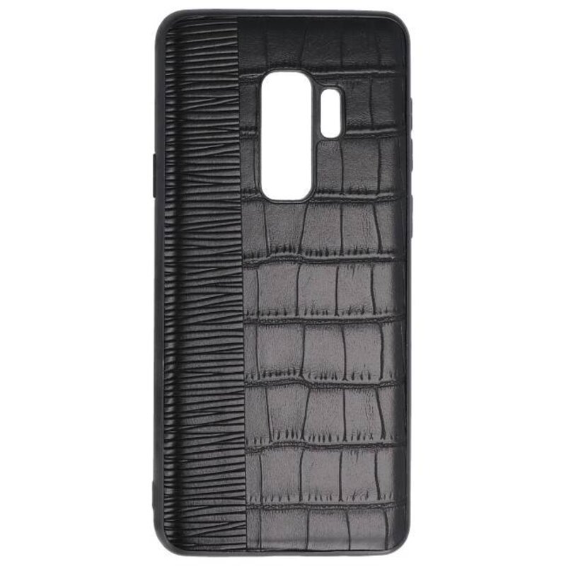 Croco Hard Case voor Samsung Galaxy S9 Plus Zwart