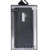 Estuche rígido Croco para Samsung Galaxy S9 Plus Negro