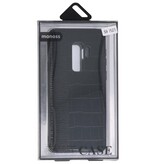 Croco Hard Case voor Samsung Galaxy S9 Plus Zwart
