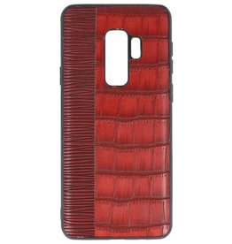 Custodia rigida Croco per Samsung Galaxy S9 Plus Red