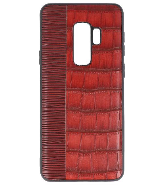 Croco Hard Case voor Samsung Galaxy S9 Plus Rood