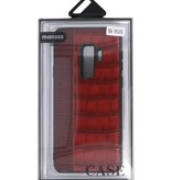 Croco Hartschalenetui für Samsung Galaxy S9 Plus Rot