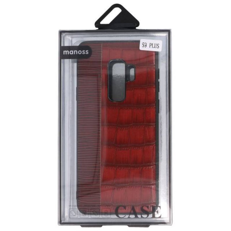 Croco Hard Case pour Samsung Galaxy S9 Plus Rouge