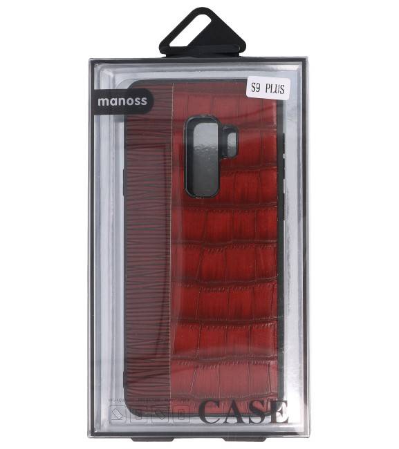 Custodia rigida Croco per Samsung Galaxy S9 Plus Red