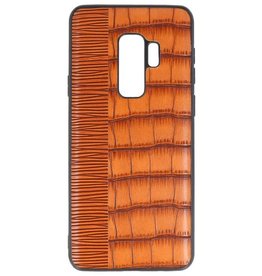 Croco Hard Case for Samsung Galaxy S9 Plus Brown