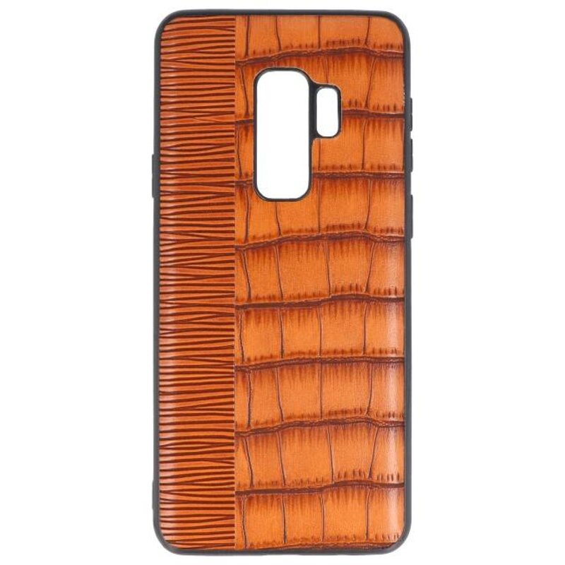 Croco Hard Case for Samsung Galaxy S9 Plus Brown