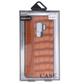 Croco Hard Case til Samsung Galaxy S9 Plus Brown