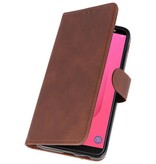Etui Portefeuille Bookstyle pour Galaxy J8 Mocca