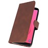 Etui Portefeuille Bookstyle pour Galaxy J8 Mocca