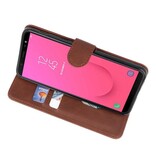 Custodia a portafoglio per Custodia per Galaxy J8 Mocca