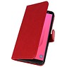 Bookstyle Wallet Cases für Galaxy J8 Rot