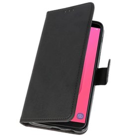 Etui Portefeuille Bookstyle pour Galaxy J8 Noir