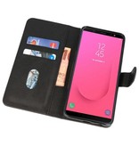 Etui Portefeuille Bookstyle pour Galaxy J8 Noir