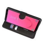Custodia a portafoglio per Custodia per Galaxy J8 Nero