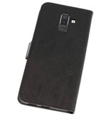 Bookstyle Wallet Cases Tasche für Galaxy J8 Schwarz