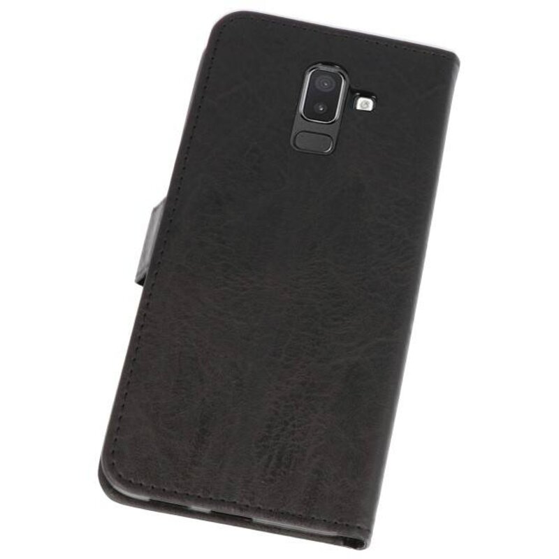 Bookstyle Wallet Cases Tasche für Galaxy J8 Schwarz