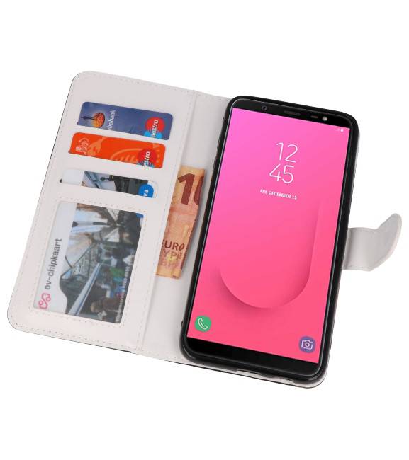 Temple 2 Bookstyle Case for Galaxy J8