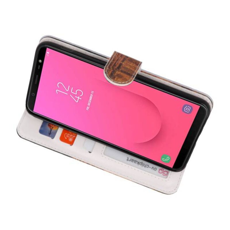 Temple 2 Bookstyle Case for Galaxy J8