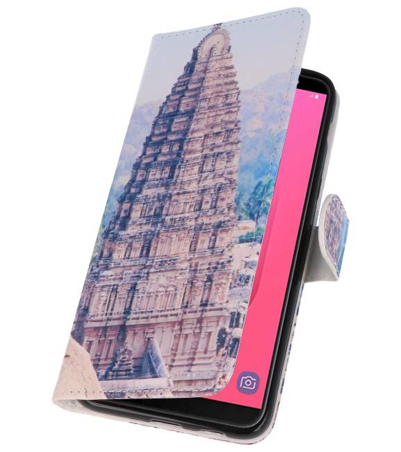 Etui Bookstyle Temple 1 pour Galaxy J8