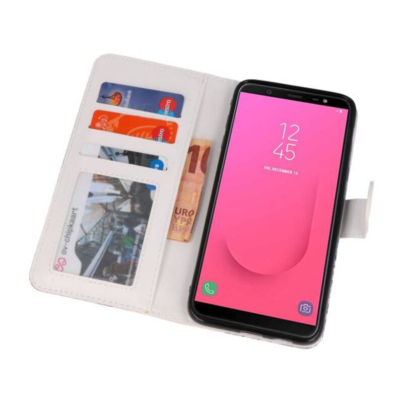 Temple 1 Bookstyle Case for Galaxy J8
