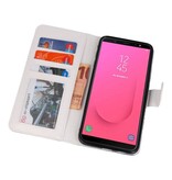 Blue Unicorn Bookstyle Case for Galaxy J8