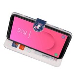 Blue Unicorn Bookstyle Case for Galaxy J8