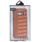 Estuche rígido Croco para Samsung Galaxy S8 Brown