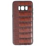 Croco Hard Case pour Samsung Galaxy S8 Dark Brown