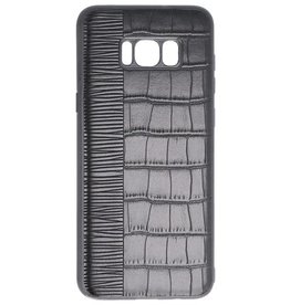 Croco Hard Case pour Samsung Galaxy S8 Plus Noir
