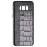 Estuche rígido Croco para Samsung Galaxy S8 Plus Negro