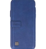 Back Cover Book Design Tasche für iPhone X Blau