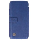 Back Cover Book Design Hoesje voor iPhone X Blauw