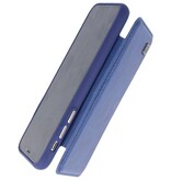 Funda de diseño de contraportada para iPhone X azul