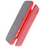 Custodia design per libro con copertina posteriore per iPhone X Red