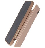 Funda de diseño de libro de contraportada para iPhone X Gold