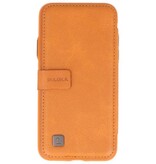 Funda de diseño de libro de contraportada para iPhone X Marrón