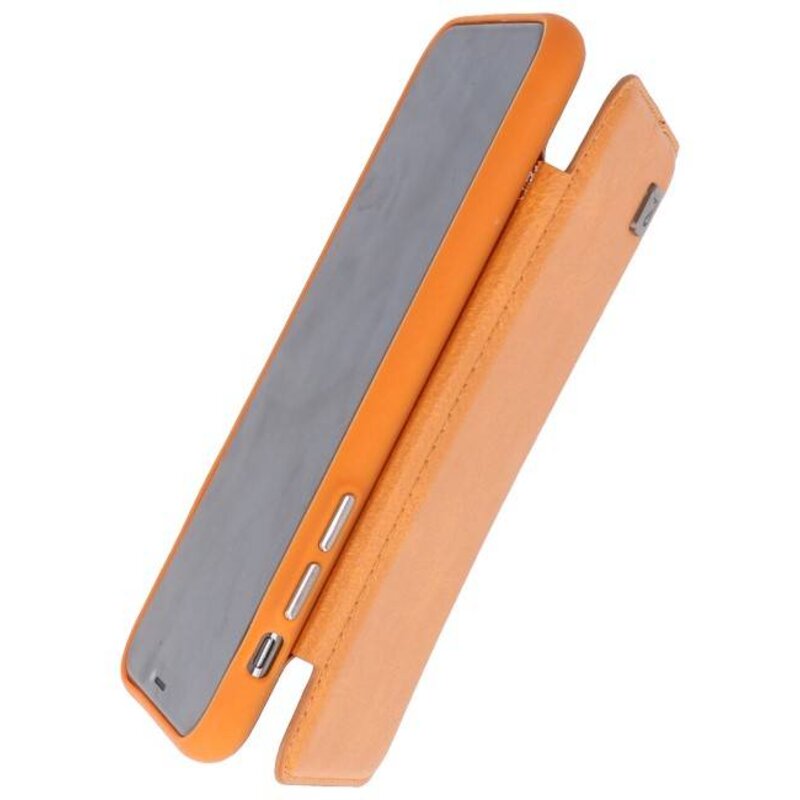 Funda de diseño de libro de contraportada para iPhone X Marrón