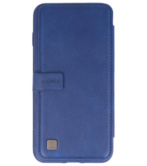 Custodia design per libro con copertina posteriore per iPhone 8 Plus Blue